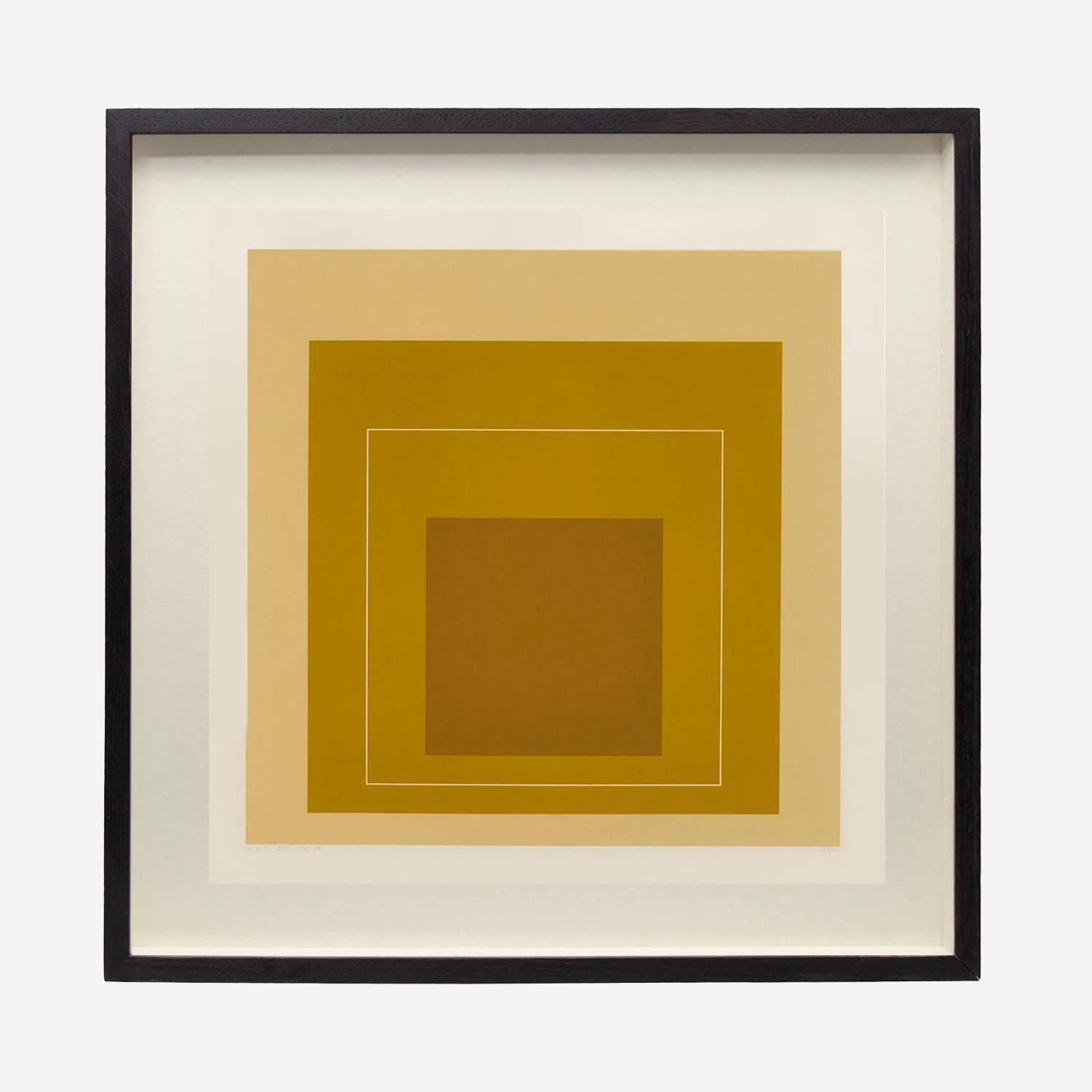 WLS XVI, from White Line Squares (Series II) - 1966