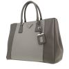 Borsa Prada  Galleria in pelle saffiano bicolore grigia - 00pp thumbnail