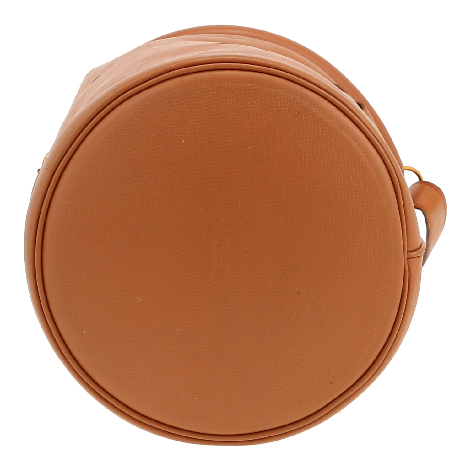 Bolso de mano Hermès  Mangeoire en cuero marrón - Detail D1