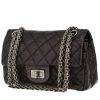 Bolso de mano Chanel 2.55 mini  en cuero acolchado negro - 00pp thumbnail