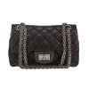 Bolso de mano Chanel 2.55 mini  en cuero acolchado negro - 360 thumbnail