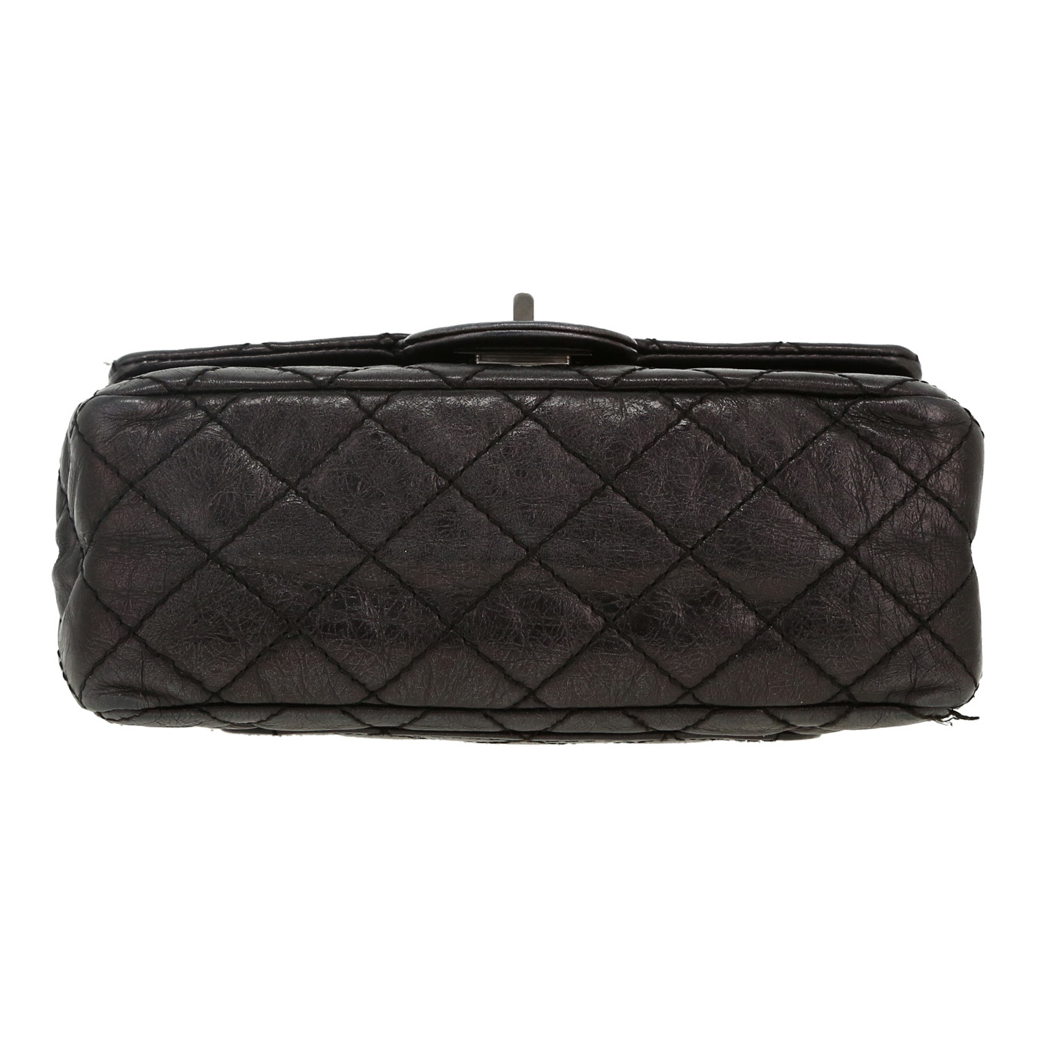 Borsa Chanel 2.55 mini  in pelle trapuntata nera - Detail D1