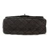 Chanel 2.55 mini  handbag  in black quilted leather - Detail D1 thumbnail