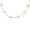 Van Cleef & Arpels Vintage Alhambra necklace in yellow gold and mother of pearl - 00pp thumbnail