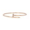 Bracciale Cartier Juste un clou modello piccolo in oro rosa - 00pp thumbnail