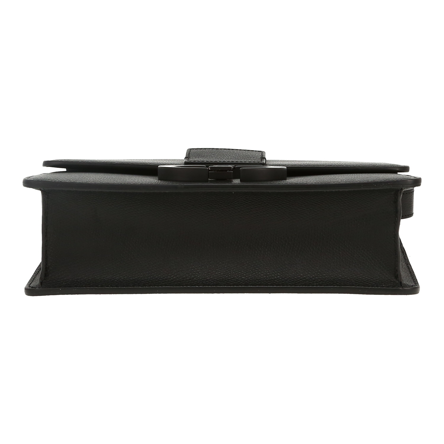 Dior  30 Montaigne handbag  in black grained leather - Detail D1