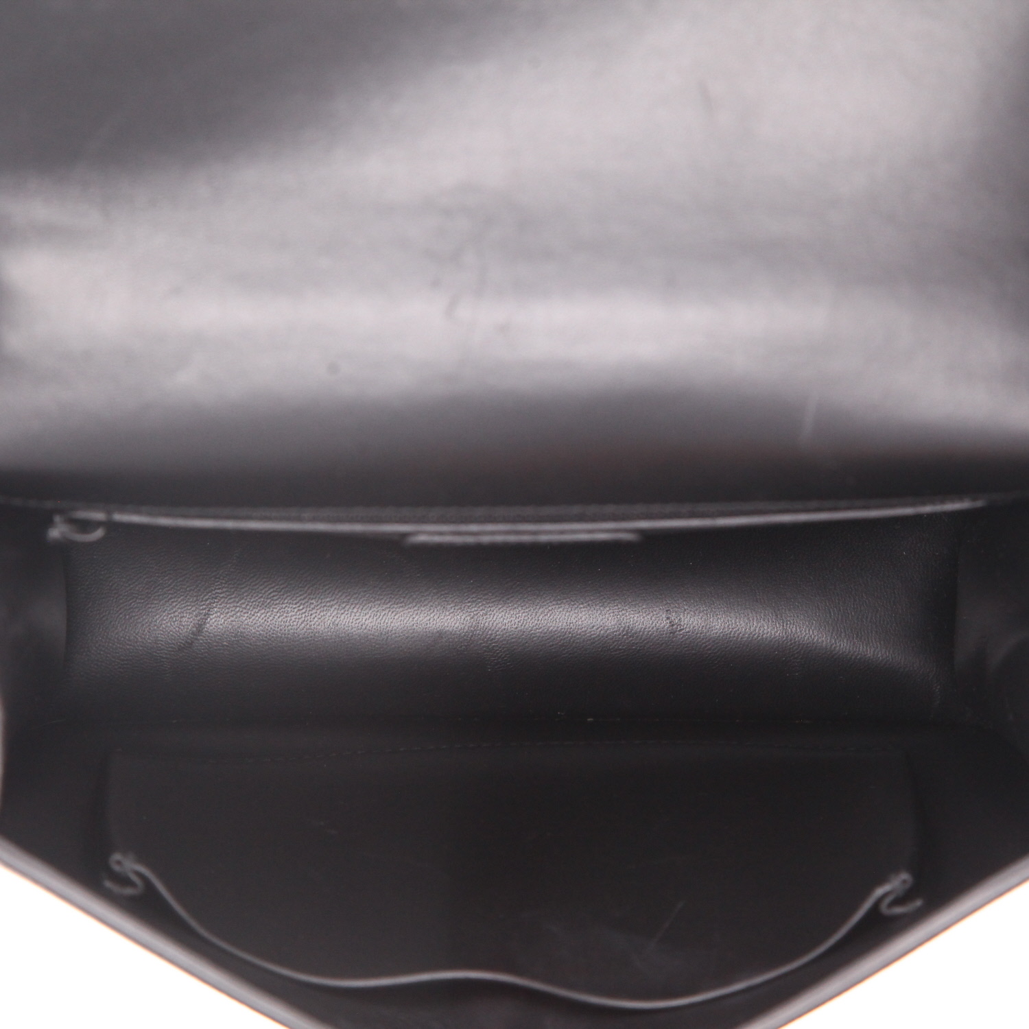 Dior  30 Montaigne handbag  in black grained leather - Detail D3