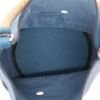 Hermès  Mangeoire handbag  in blue jean togo leather - Detail D3 thumbnail