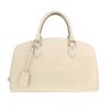 Bolso de mano Louis Vuitton  Pont Neuf en cuero Epi color crema - 360 thumbnail