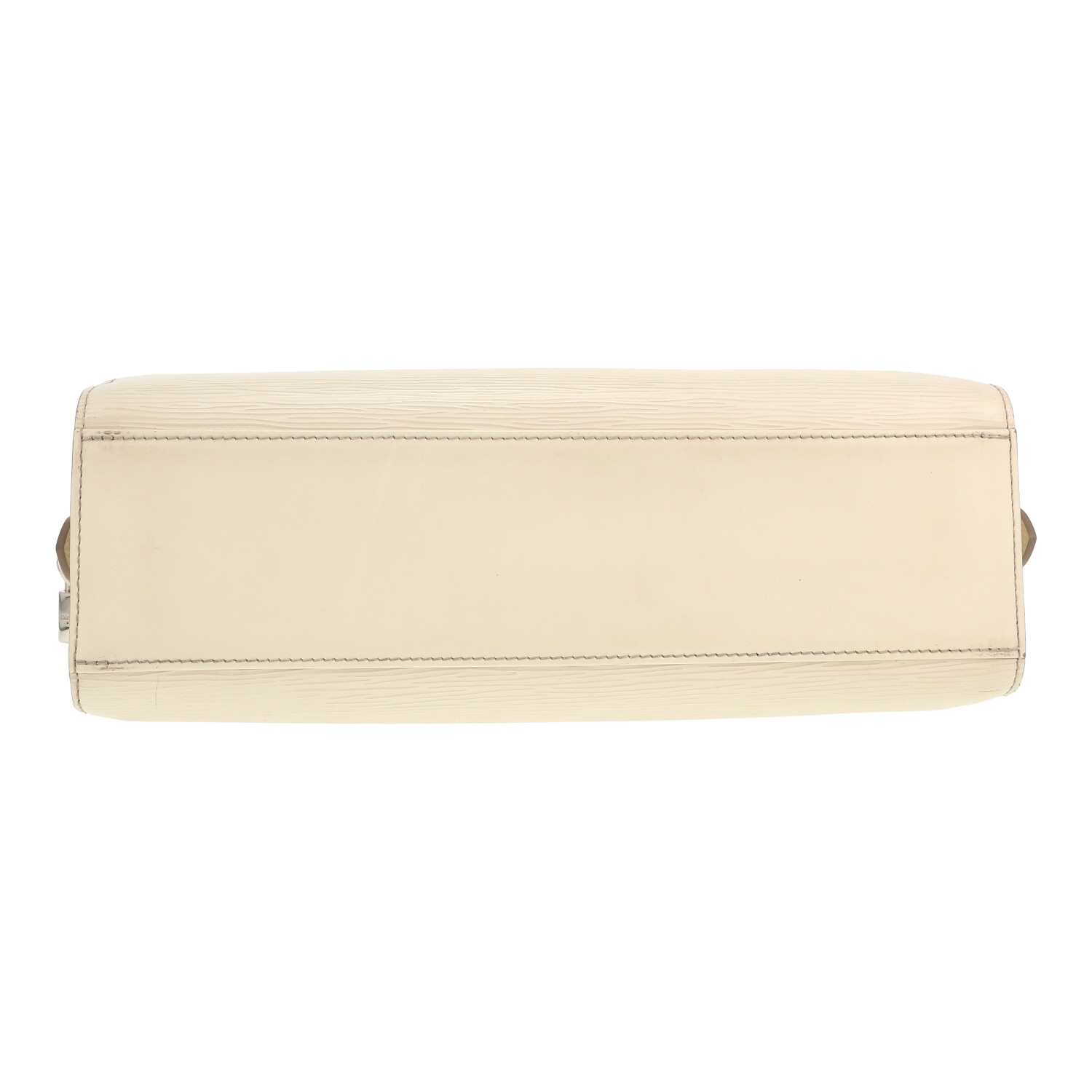 Sac à main Louis Vuitton  Pont Neuf en cuir épi crème - Detail D1
