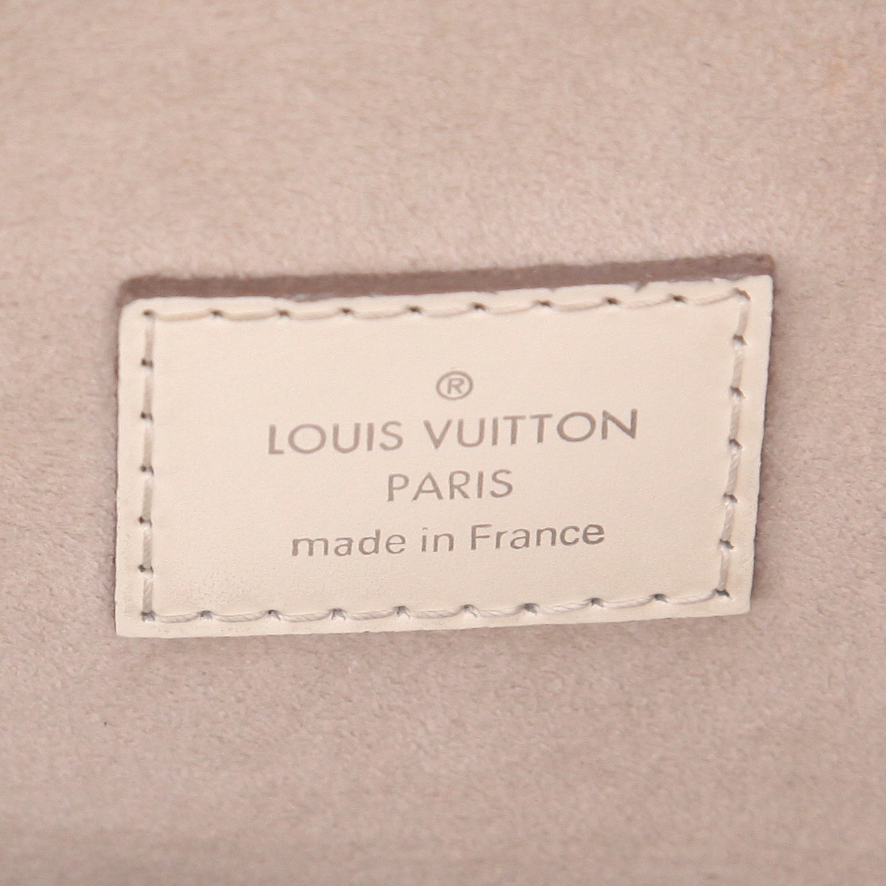 Borsa Louis Vuitton  Pont Neuf in pelle Epi color crema - Detail D2