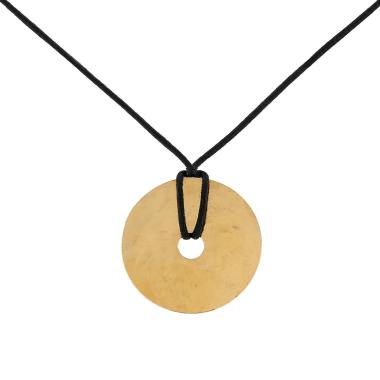 Dinh Van Pi Chinois large model pendant in yellow gold