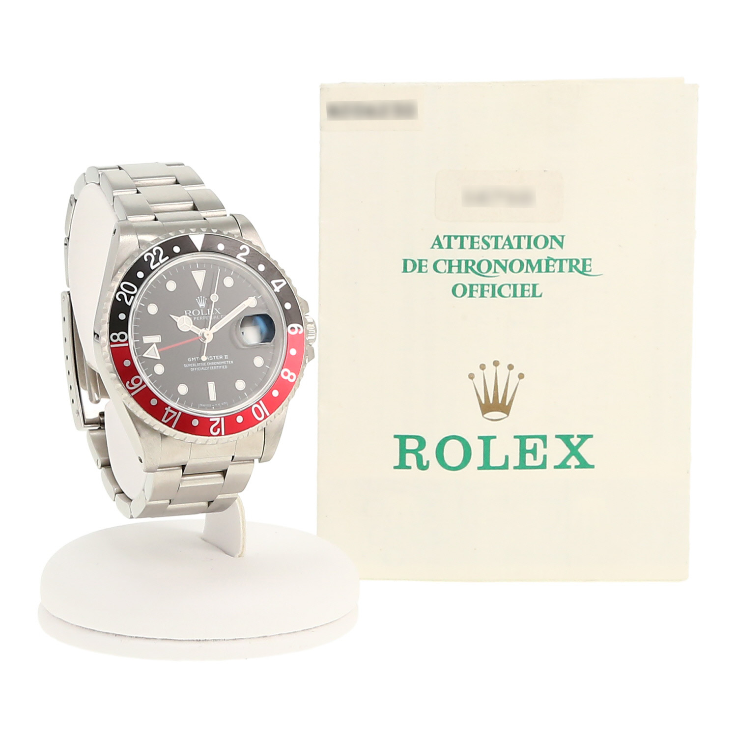 Montre Rolex GMT-Master II en acier Ref: Rolex - 16710  Vers 1991