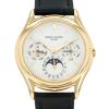 Montre Patek Philippe Perpetual Calendar en or jaune Ref: Patek Philippe - 3940  Vers 1990 - 00pp thumbnail