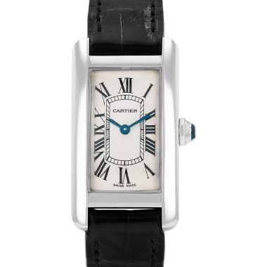 Reloj Cartier Tank Américaine de oro blanco Ref: Cartier - 2489  Circa 2000