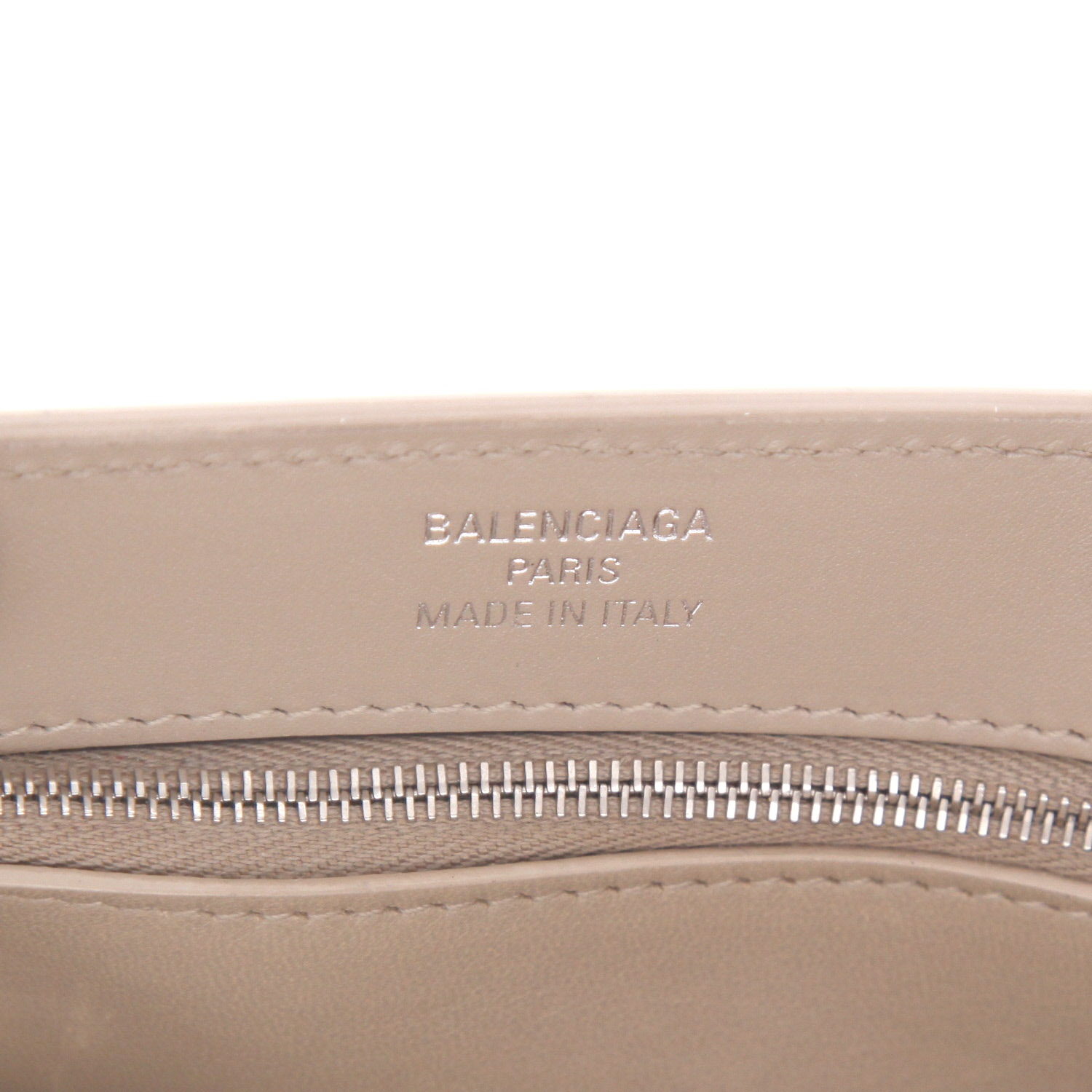 Borsa a tracolla Balenciaga   in pelle beige - Detail D2