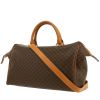 Celine  Vintage handbag  in brown "Triomphe" canvas  and brown leather - 00pp thumbnail