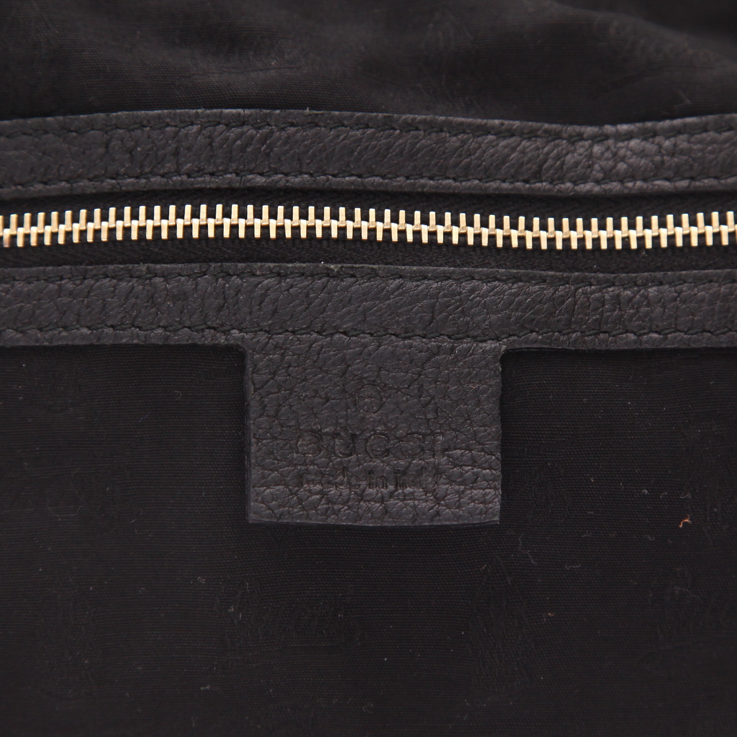 Sac à main Gucci  Jackie en cuir noir - Detail D2