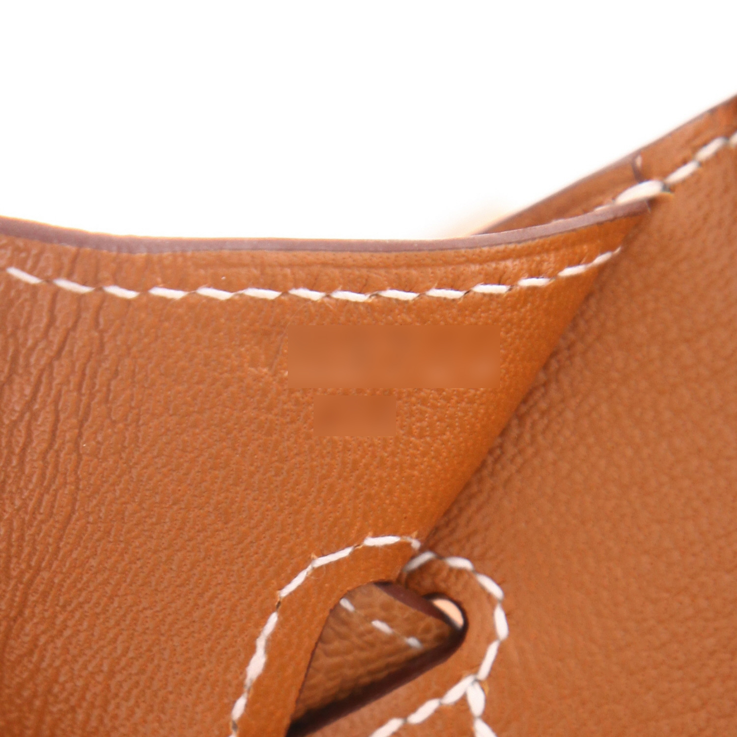 Bolso de mano Hermès  Birkin 30 cm en cuero epsom color oro - Detail D4