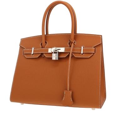 Sac à main Hermès  Birkin 30 cm en cuir epsom gold