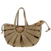 Borsa Bottega Veneta  The Shell in pelle verde kaki - 00pp thumbnail