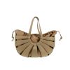 Bolso de mano Bottega Veneta  The Shell en cuero caqui - 360 thumbnail