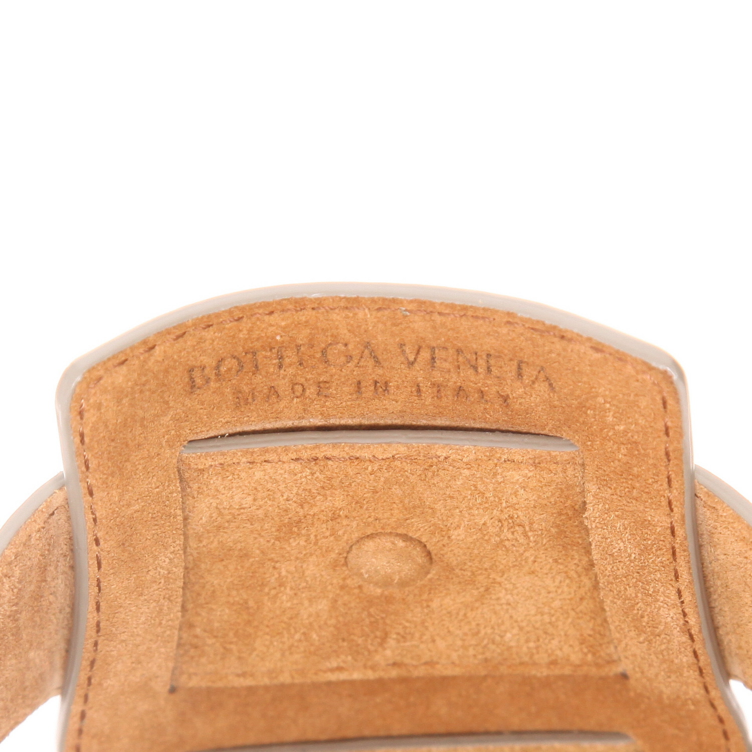 Borsa Bottega Veneta  The Shell in pelle verde kaki - Detail D2