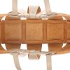 Bottega Veneta  The Shell handbag  in khaki leather - Detail D4 thumbnail