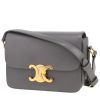 Celine  Triomphe Teen shoulder bag  in grey leather - 00pp thumbnail