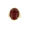 Bague Vintage  en or jaune et cornaline - 360 thumbnail