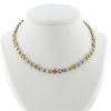 Pomellato  necklace in yellow gold, white gold and diamonds - 360 thumbnail