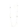 Pomellato Sabbia long necklace in pink gold, white gold and diamonds - 360 thumbnail