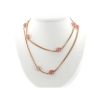 Pomellato Prêt-à-Porter Nudo long necklace in pink gold, quartz and chalcedony - 360 thumbnail