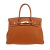 Bolso de mano Hermès  Birkin 30 cm en cuero togo color oro - 360 thumbnail