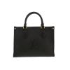 Louis Vuitton  Onthego small model  shopping bag  in black empreinte monogram leather - 360 thumbnail