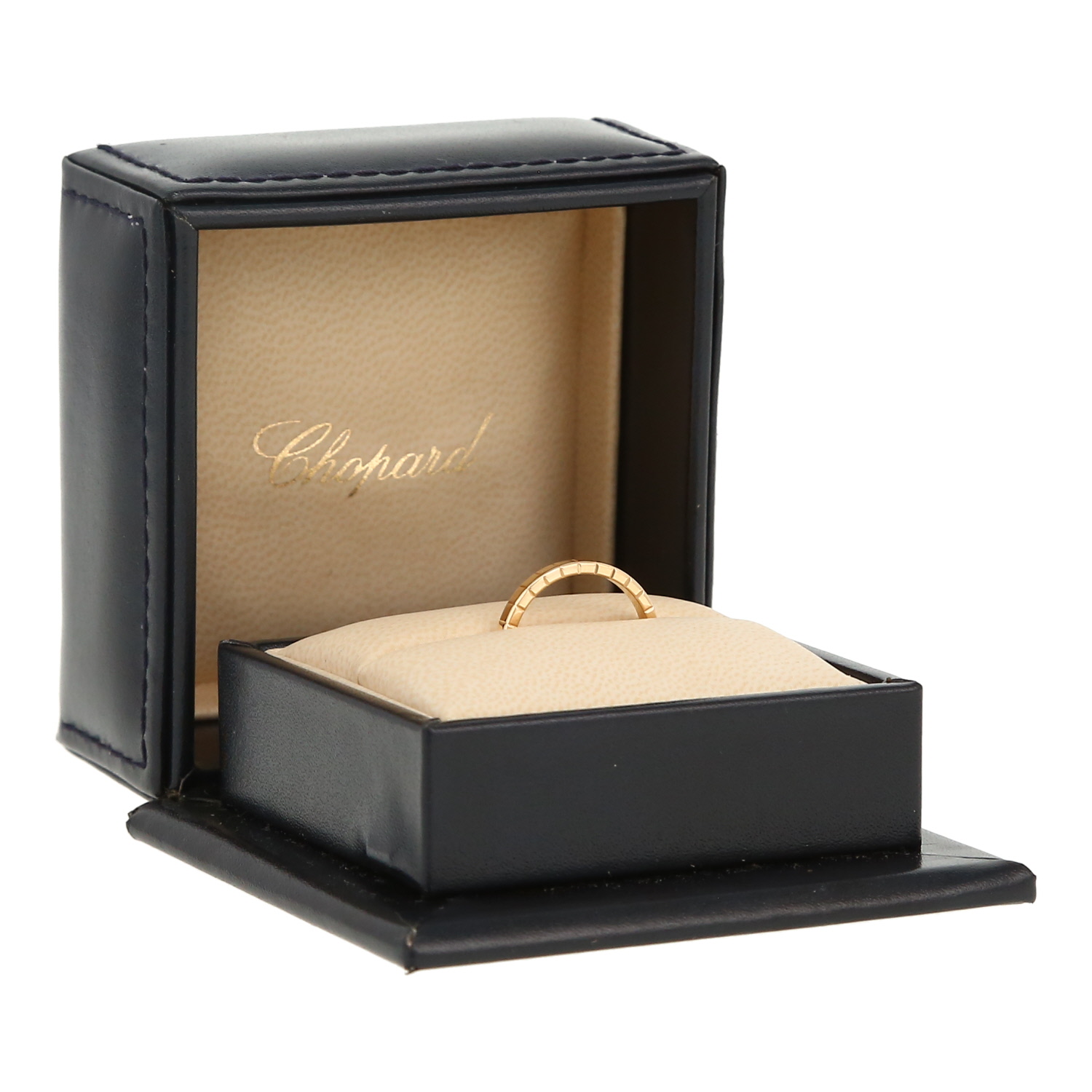 Alianza Chopard Ice Cube de oro amarillo - Detail D2