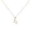 Pendentif Tiffany & Co Elsa Peretti en or rose - 00pp thumbnail