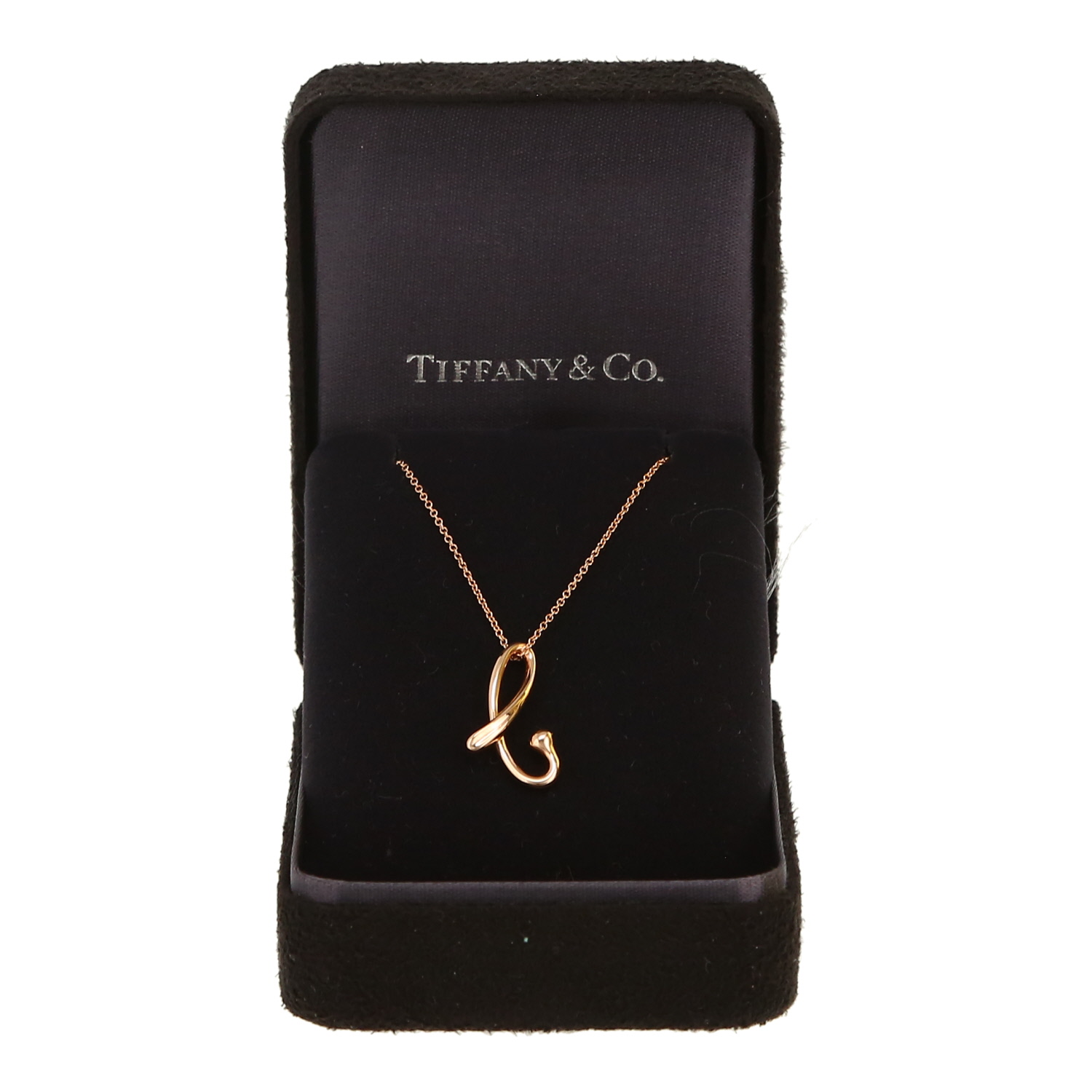 Tiffany 
Co Elsa Peretti pendant in pink gold - Detail D2