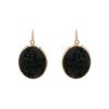 Paire de boucles d'oreilles Pomellato Victoria en or jaune, jais et diamants - 00pp thumbnail