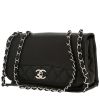 Chanel  Timeless shoulder bag  in black leather  and black quilted leather - 00pp thumbnail