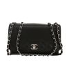 Bolso bandolera Chanel  Timeless en cuero negro y cuero acolchado negro - 360 thumbnail