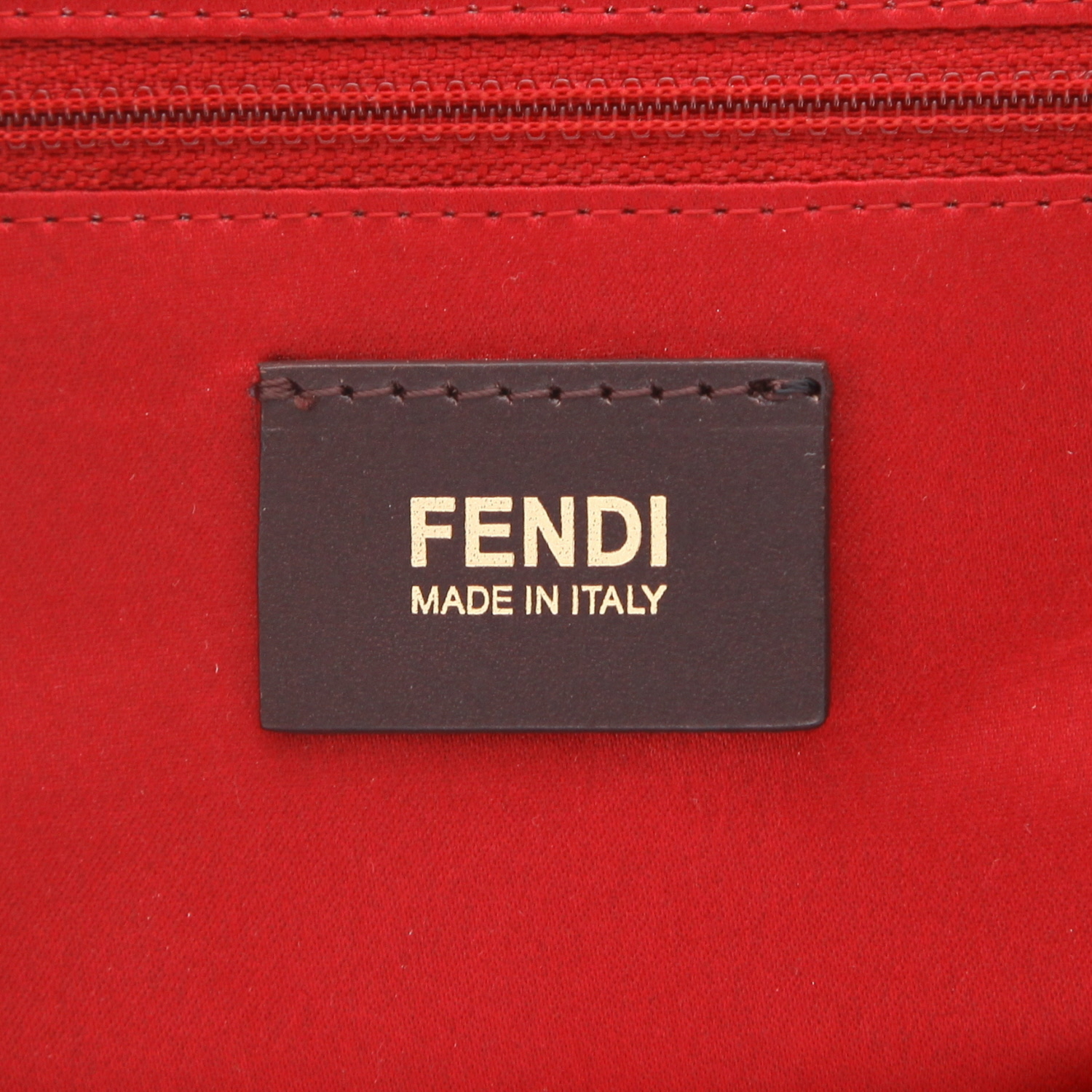 Fendi  Big mama handbag  in pink leather - Detail D2