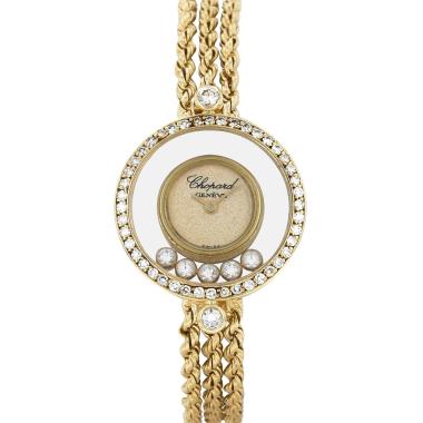 Montre Chopard Happy Diamonds en or jaune Ref: Chopard - 4052  Vers 1990