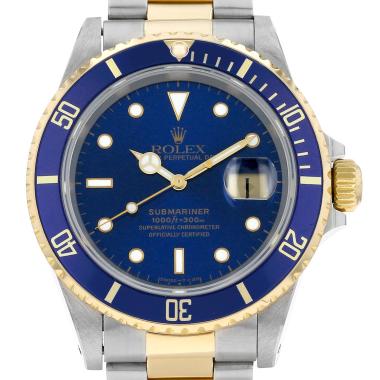 Orologio Rolex Submariner Date in oro e acciaio Ref: Rolex - 16613  Circa 1997