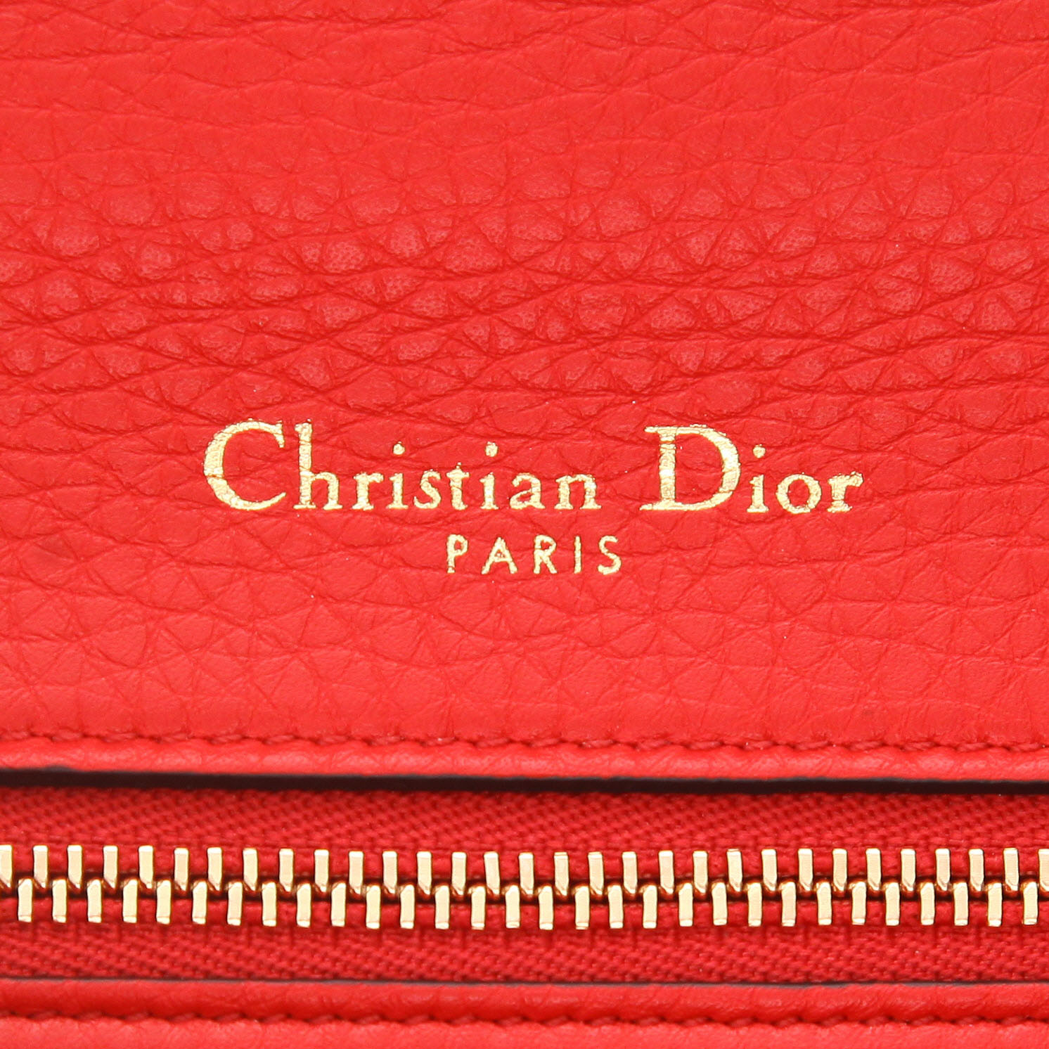 Borsa a tracolla Dior  Diorama in pelle rossa - Detail D2