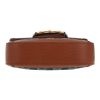 Gucci  1955 Horsebit small model  shoulder bag  in blue monogram denim canvas  and brown leather - Detail D1 thumbnail