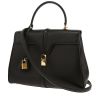 Bolso de mano Celine  16 modelo mediano  en cuero negro - 00pp thumbnail