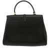 Bolso de mano Celine  16 modelo mediano  en cuero negro - Detail D4 thumbnail