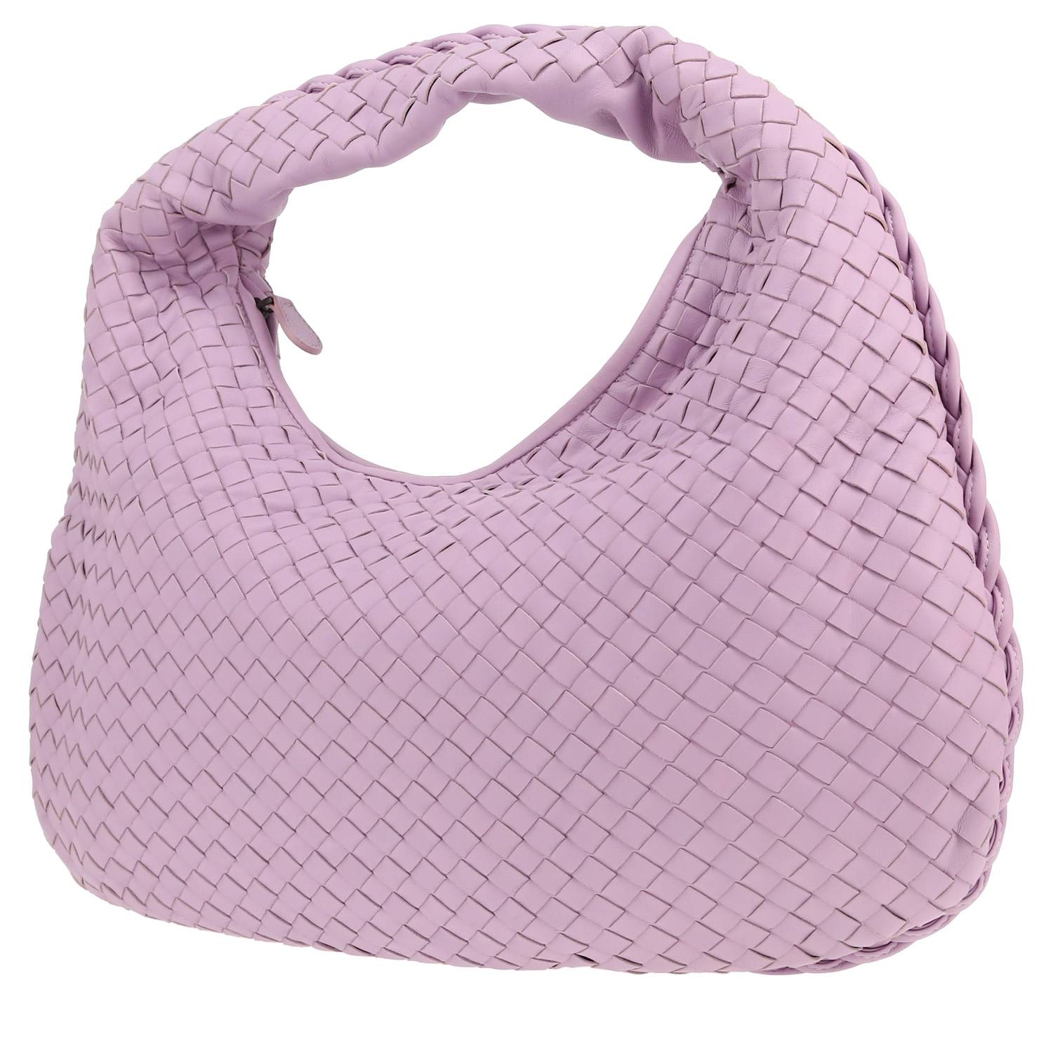 Bolso de mano Bottega Veneta  Veneta en cuero intrecciato color lila