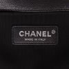 Chanel  Boy shoulder bag  in black chevron quilted leather - Detail D2 thumbnail